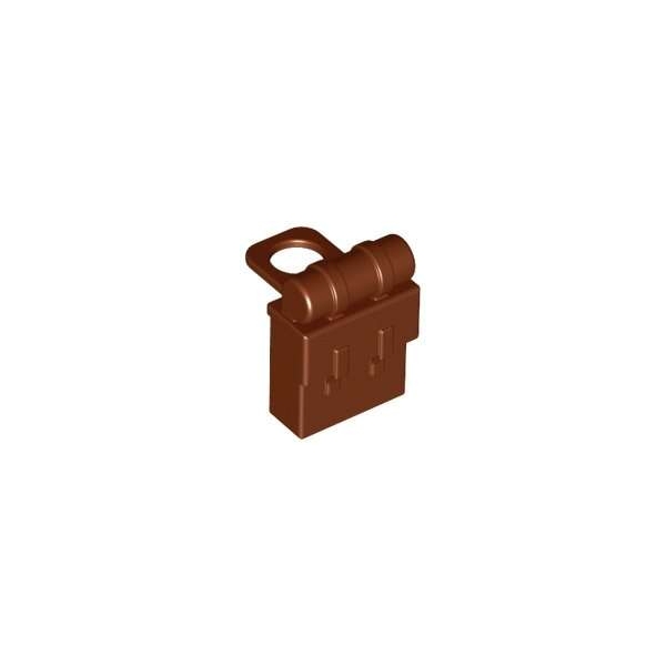 LEGO Minifigure Reddish Brown Backpack Non-Opening