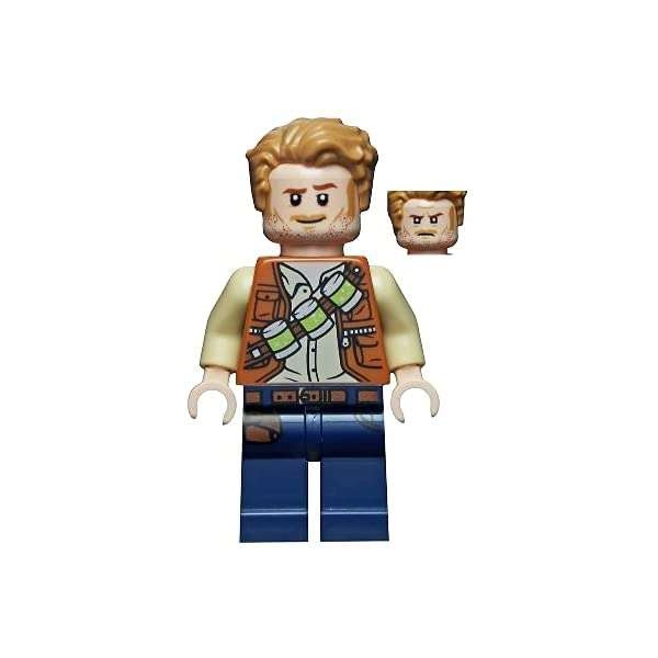 LEGO Jurassic World Owen Grady (Lime Cannisters) Minifigure from 75939