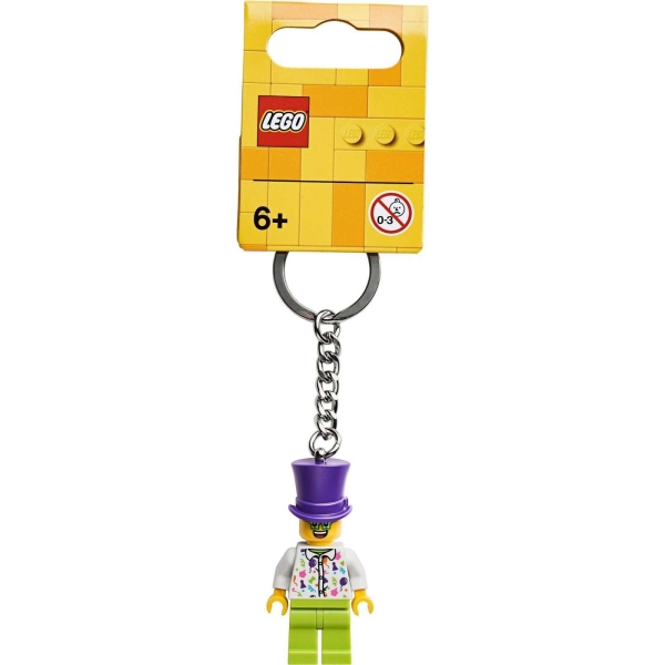 LEGO Classic  Birthday Party Guy Minifigure keyring / keychain 854066