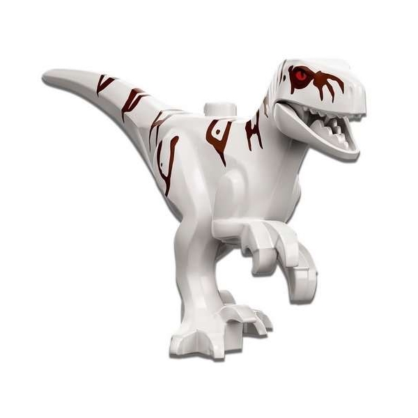 LEGO Animal White Atrociraptor Dinosaur Minifigure Jurassic World from 76945