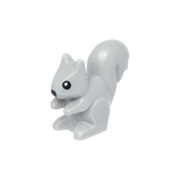LEGO Animal City Light Bluish Grey Squirrel Minifigure