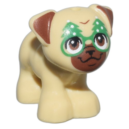 LEGO-Animal-Friends-Christmas-Tan-Pug-Dog-with-Brown-Face-and-Christmas-Tree-Glasses-Minifigure.png