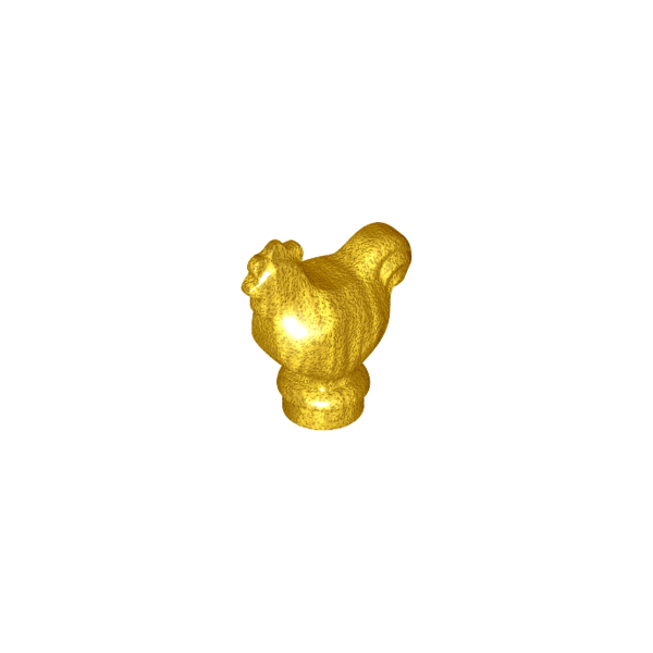 LEGO Animal Gold Chicken Minifigure