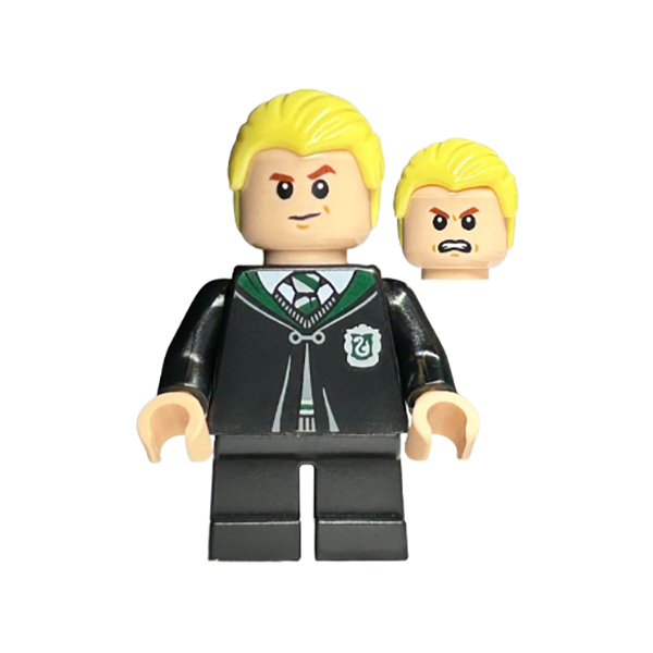 LEGO Harry Potter Draco Malfoy Slytherin Robe and Short Legs Minifigure from 75978
