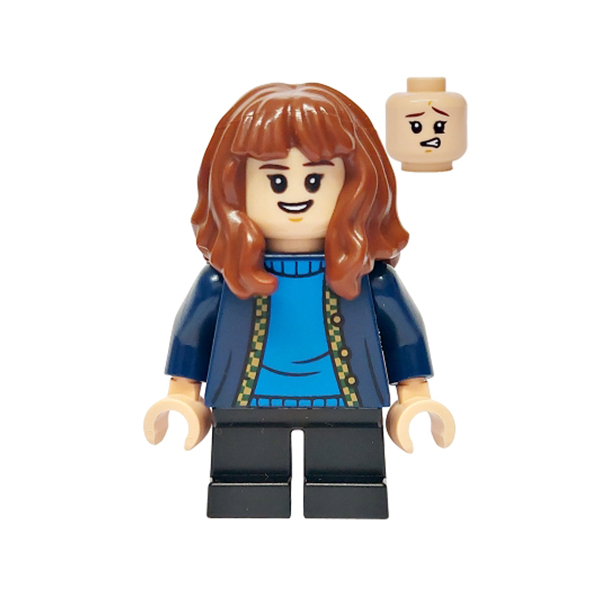 LEGO Harry Potter Hermione Grainger Blue Cardigan and Short Legs Minifigure from 76428