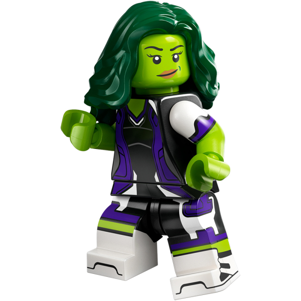 She-Hulk - LEGO Marvel Minifigures Series 2 71039 - Supplied in Grip Seal Bags Without Boxes